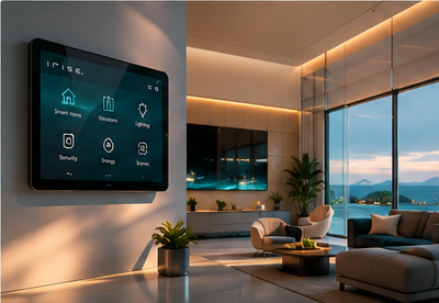 Living space with iRise panel